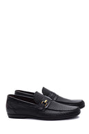 Men's Leather Printed Loafer | Derimod