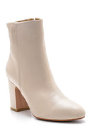 Women's Heeled Leather Boots | Derimod