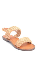 Kadın Örgü Detaylı Casual Sandalet | Derimod