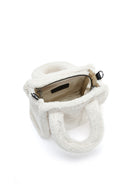 Women's Beige Plush Handbag | Derimod