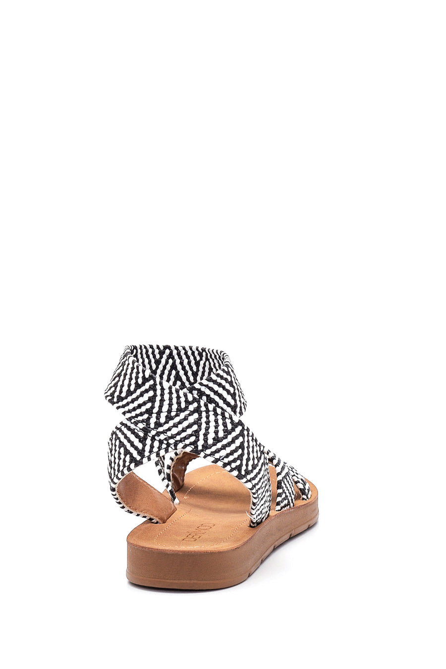 Women's White Flat Sandals