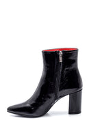 Women's Leather Gritti For Derimod Patent Leather Heeled Boots | Derimod