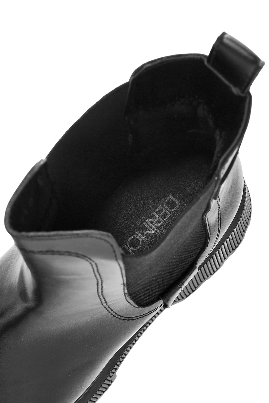 Women's Black Thick Soled Chelsea Boots