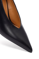 Kadın Siyah İnce Topuklu Deri Stiletto | Derimod