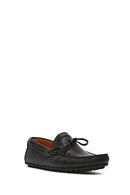 Erkek Siyah Deri Casual Loafer | Derimod
