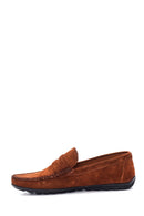 Erkek Deri Süet Loafer | Derimod