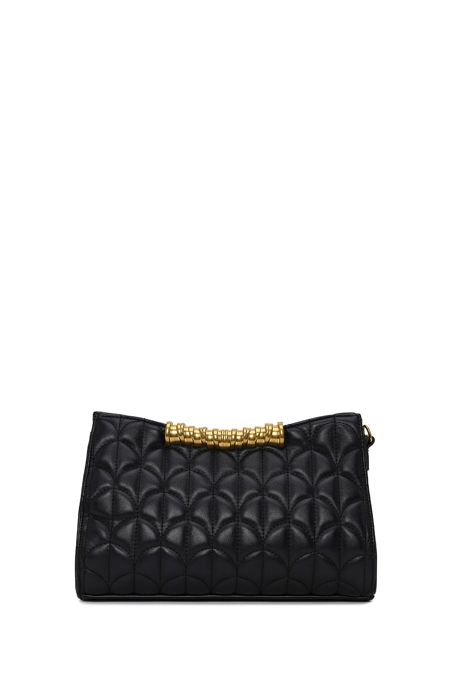 Woman Black Printed Clutch Bag