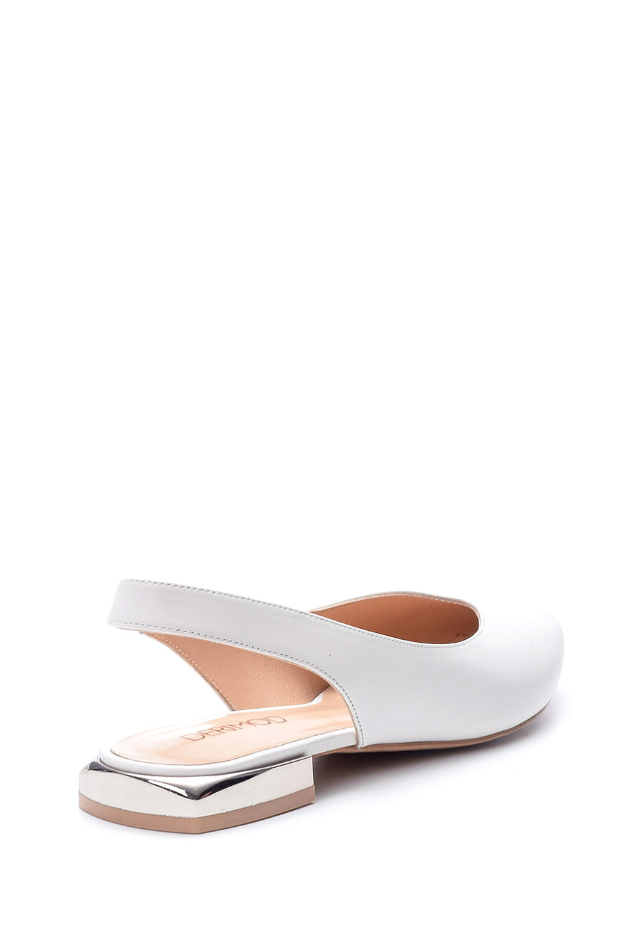 Women's Metal Heel Detailed Ballerinas