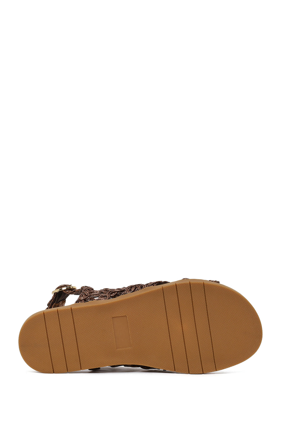 Kadın Bronz Metalik Sandalet