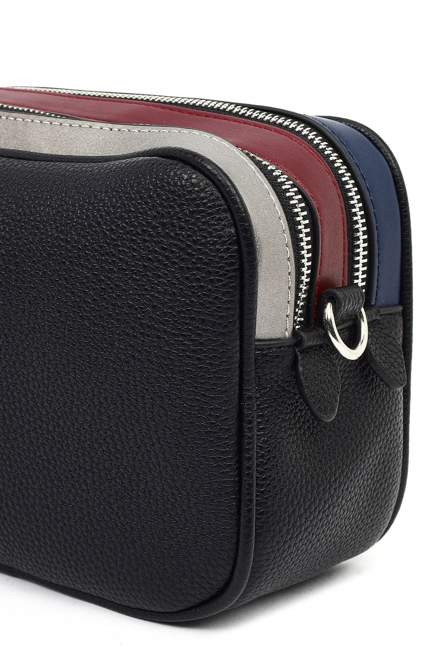 Women's Black Long Strap Crossbody Bag