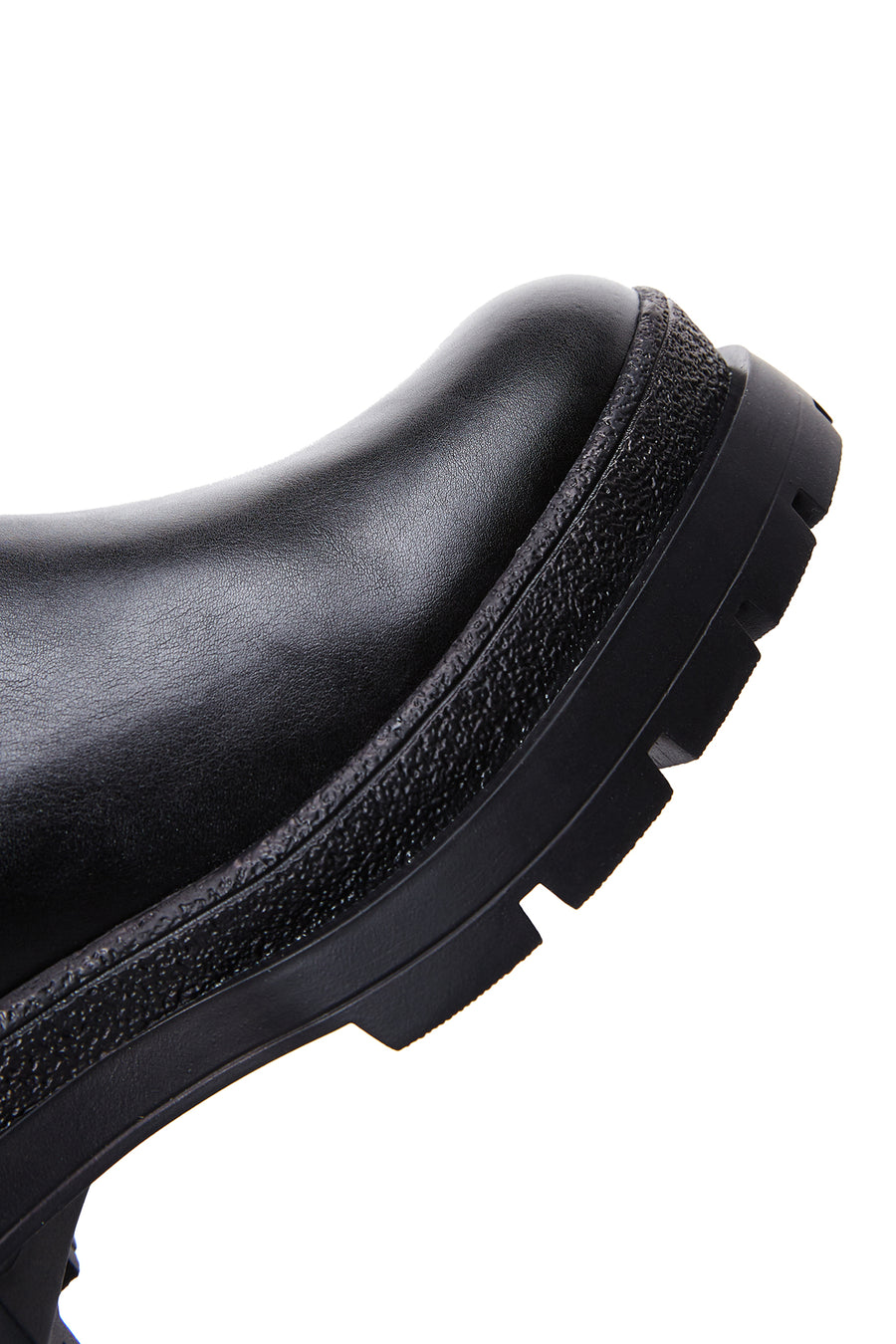 Women's Black Thick Soled Chelsea Boots