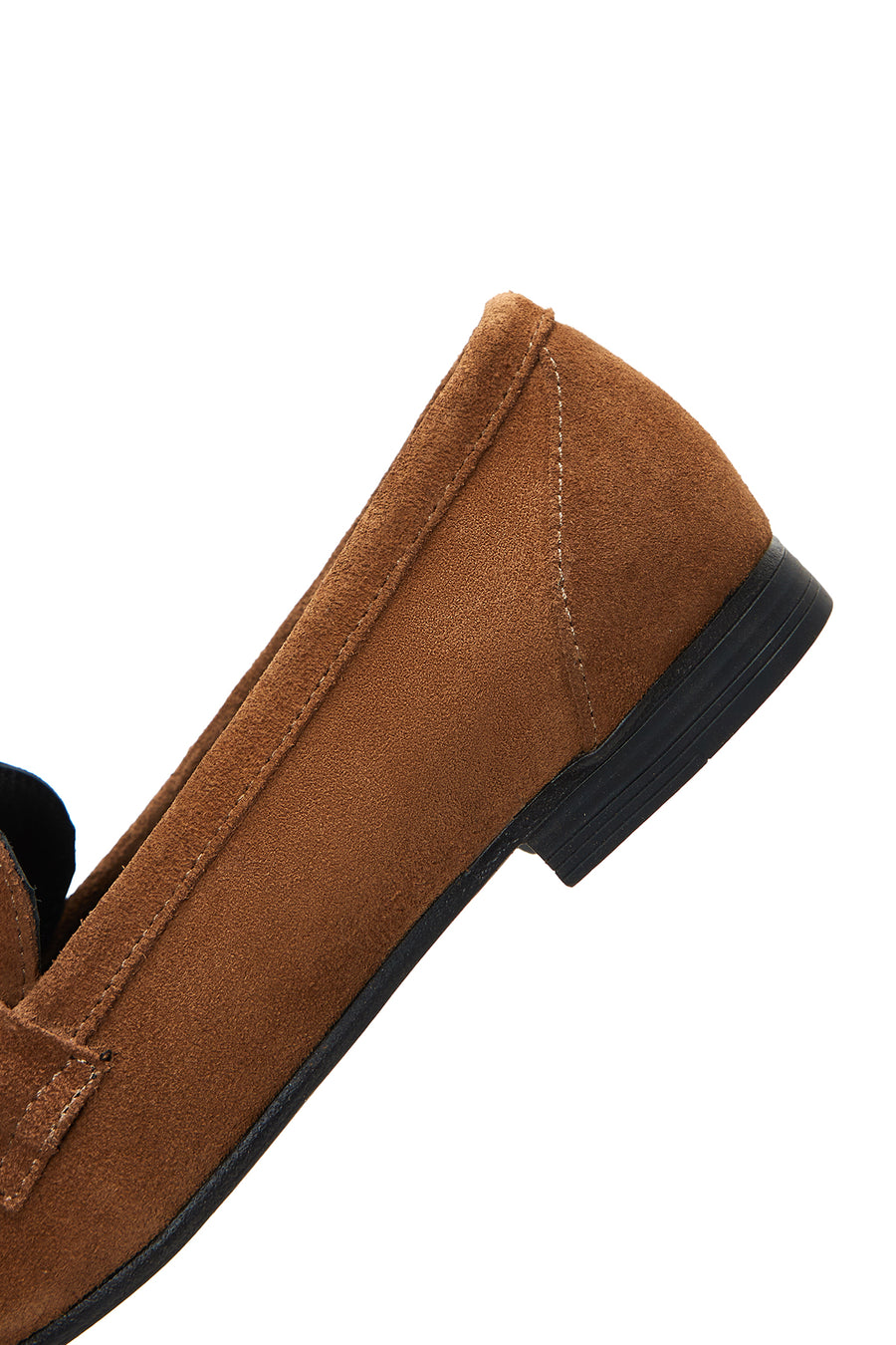 Kadın Taba Süet Deri Loafer