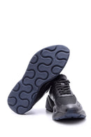 Erkek Yüksek Tabanlı Deri Sneaker | Derimod