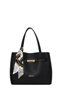 Woman Black Long-Strap Accessorized Classic Shoulder Bag | Derimod