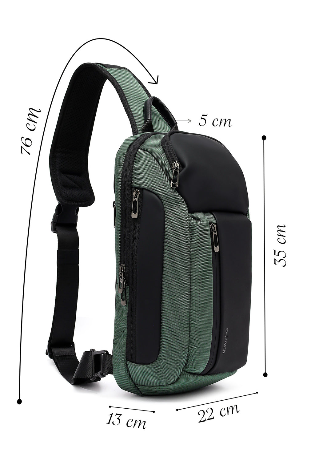 D-Pack Erkek Yeşil Çapraz Çanta