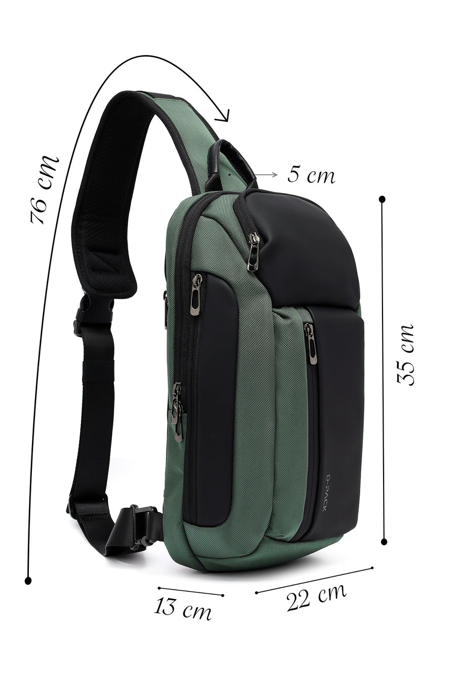 D-Pack Erkek Yeşil Çapraz Çanta