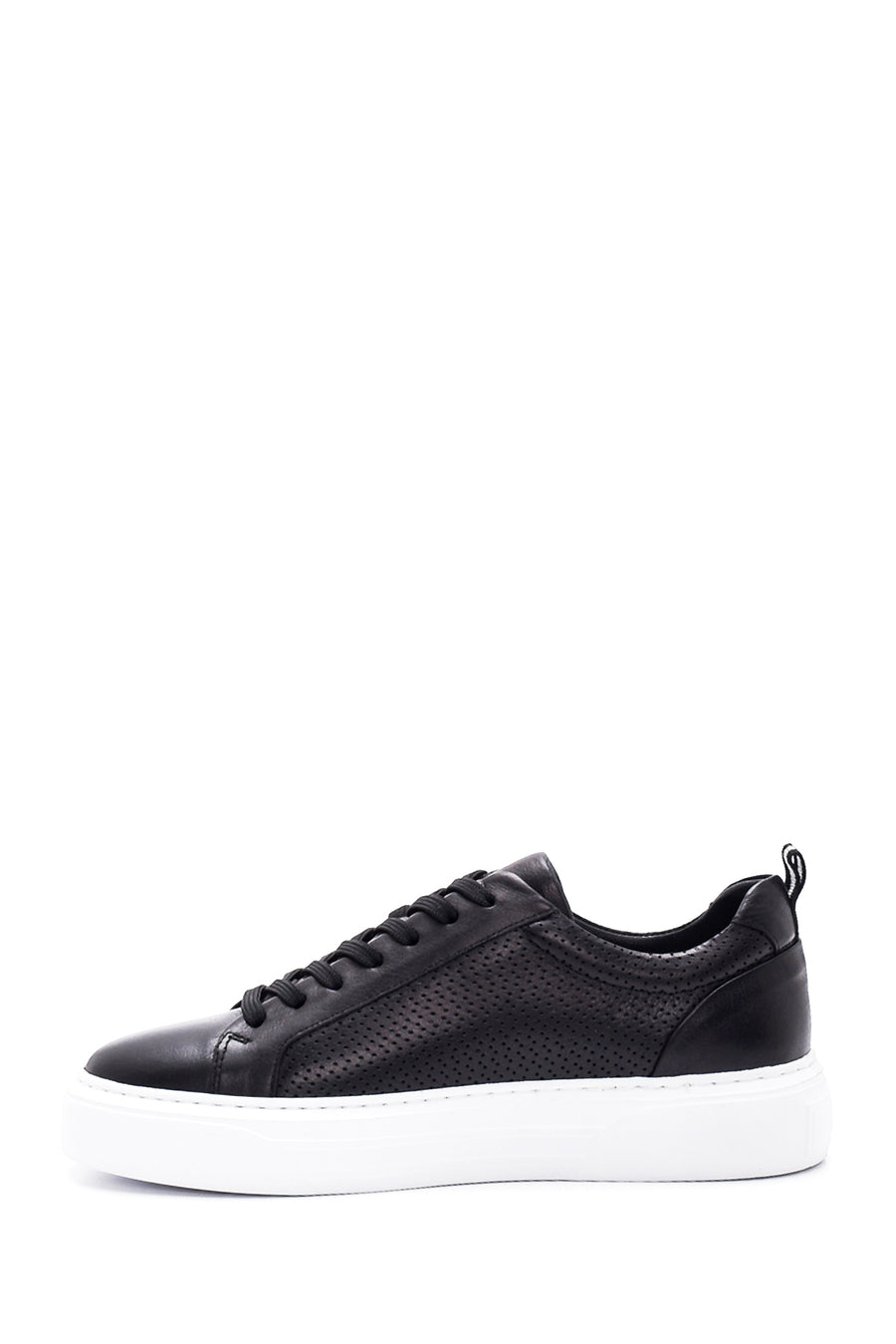Erkek Deri Delikli Sneaker