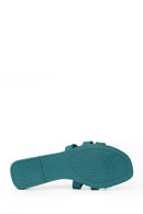 Woman Green Jelly Slipper | Derimod