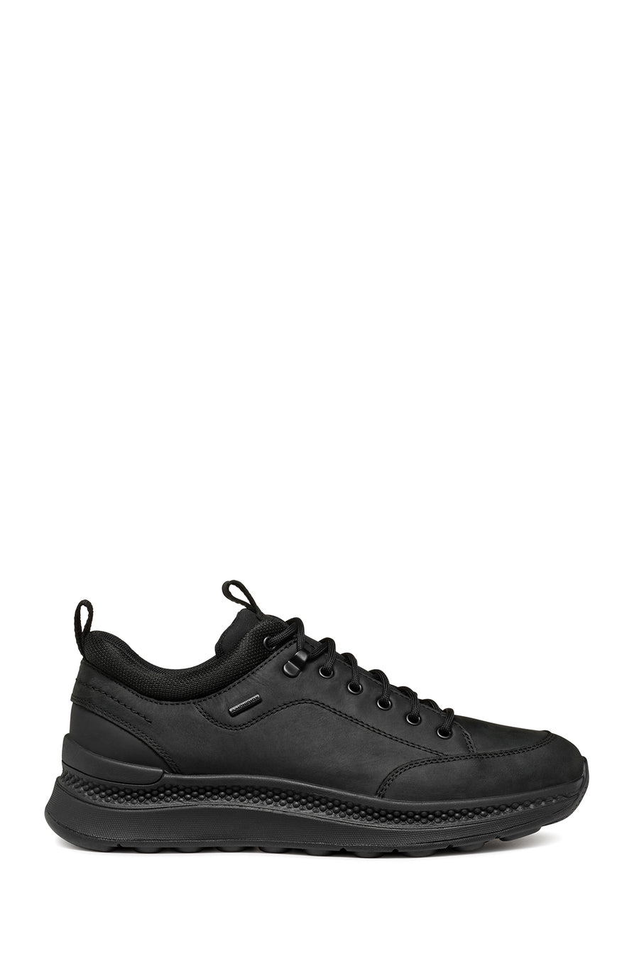 Geox Men's Black Spherica Active X2 Abx Laced Waterproof Leather Sneaker U46HMB0FFEKC9999 | Derimod