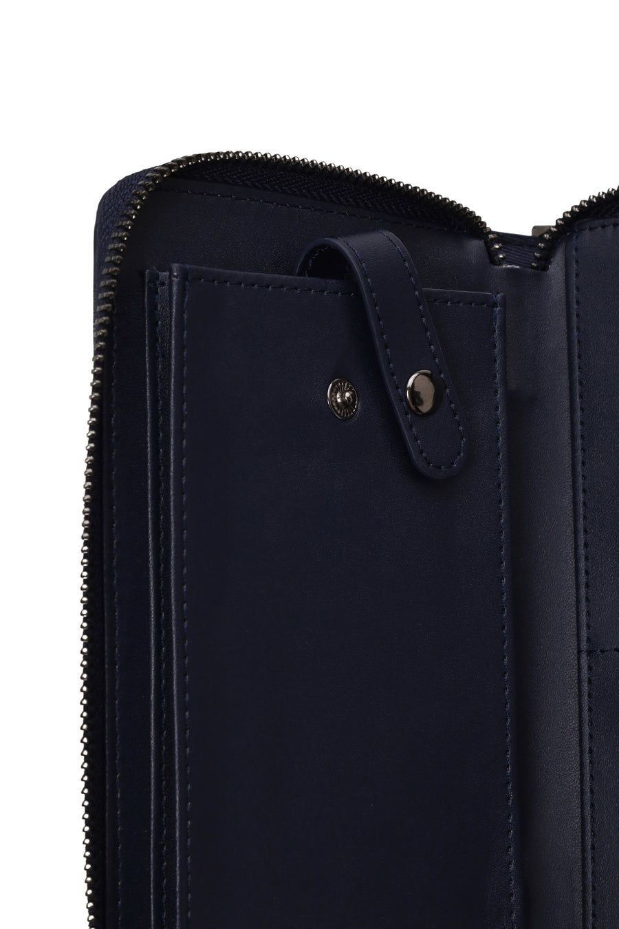 Male Navy Leather Wallet