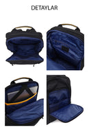 Unisex Black Fabric Backpack | Derimod