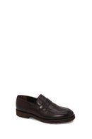 Erkek Kahverengi Deri Klasik Loafer | Derimod