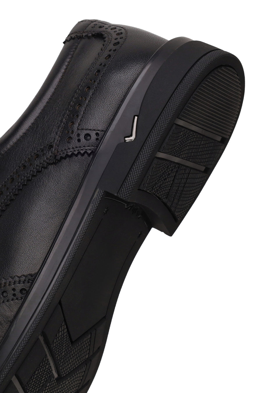 Male Black Lace-up Leather Casual Shoes
