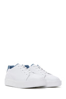 Erkek Beyaz Deri Kalın Tabanlı Sneaker | Derimod