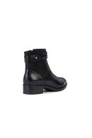 Geox Women's Black Felicity Leather Boots | Derimod