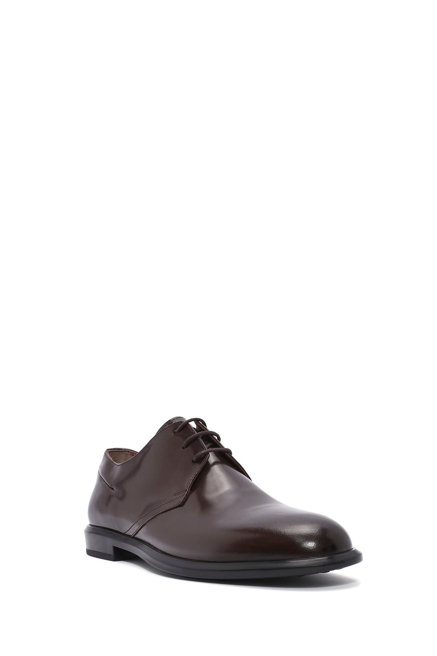 Men's Brown Laced Leather Classic Shoes