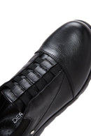 Kadın Siyah Deri Sneaker | Derimod