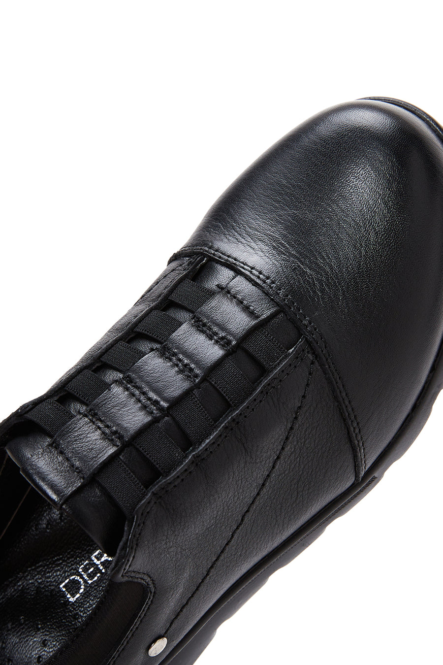 Kadın Siyah Deri Sneaker
