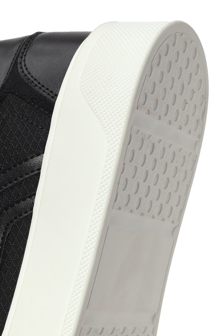 Woman Black Lace-Up Sneakers