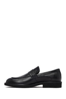 Erkek Siyah Deri Loafer | Derimod