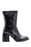 Women's Heeled Leather Boots | Derimod
