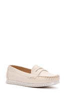 Kadın Bej Loafer | Derimod
