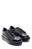 Women's Leather Patent Leather Sneaker | Derimod