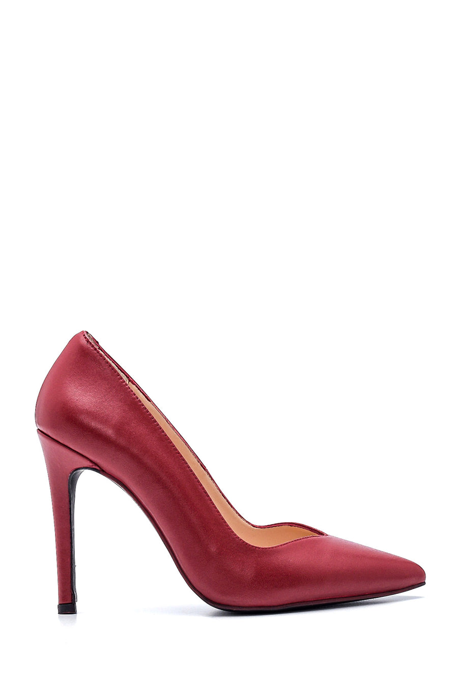Kadın Koyu Kırmızı Deri Stiletto 21WFD161218 | Derimod