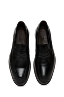 Erkek Siyah Deri Casual Loafer | Derimod