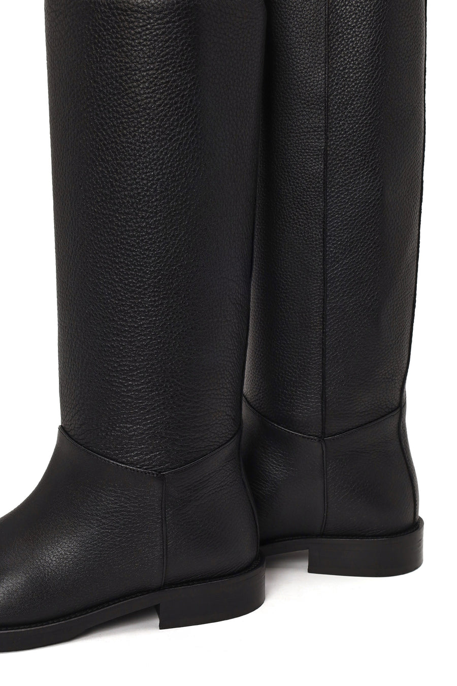 Woman Black Leather Boots