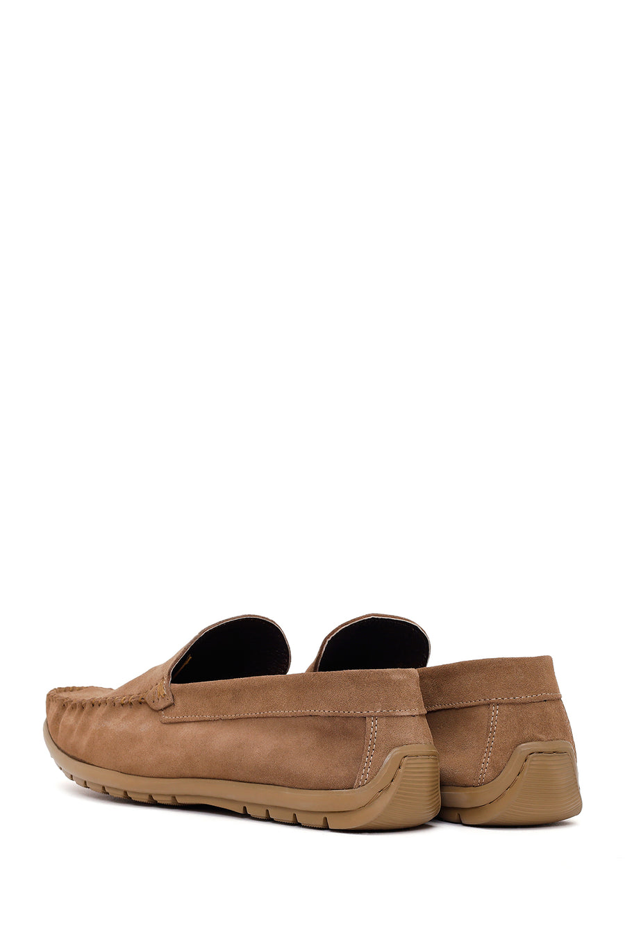 Erkek Vizon Süet Deri Loafer