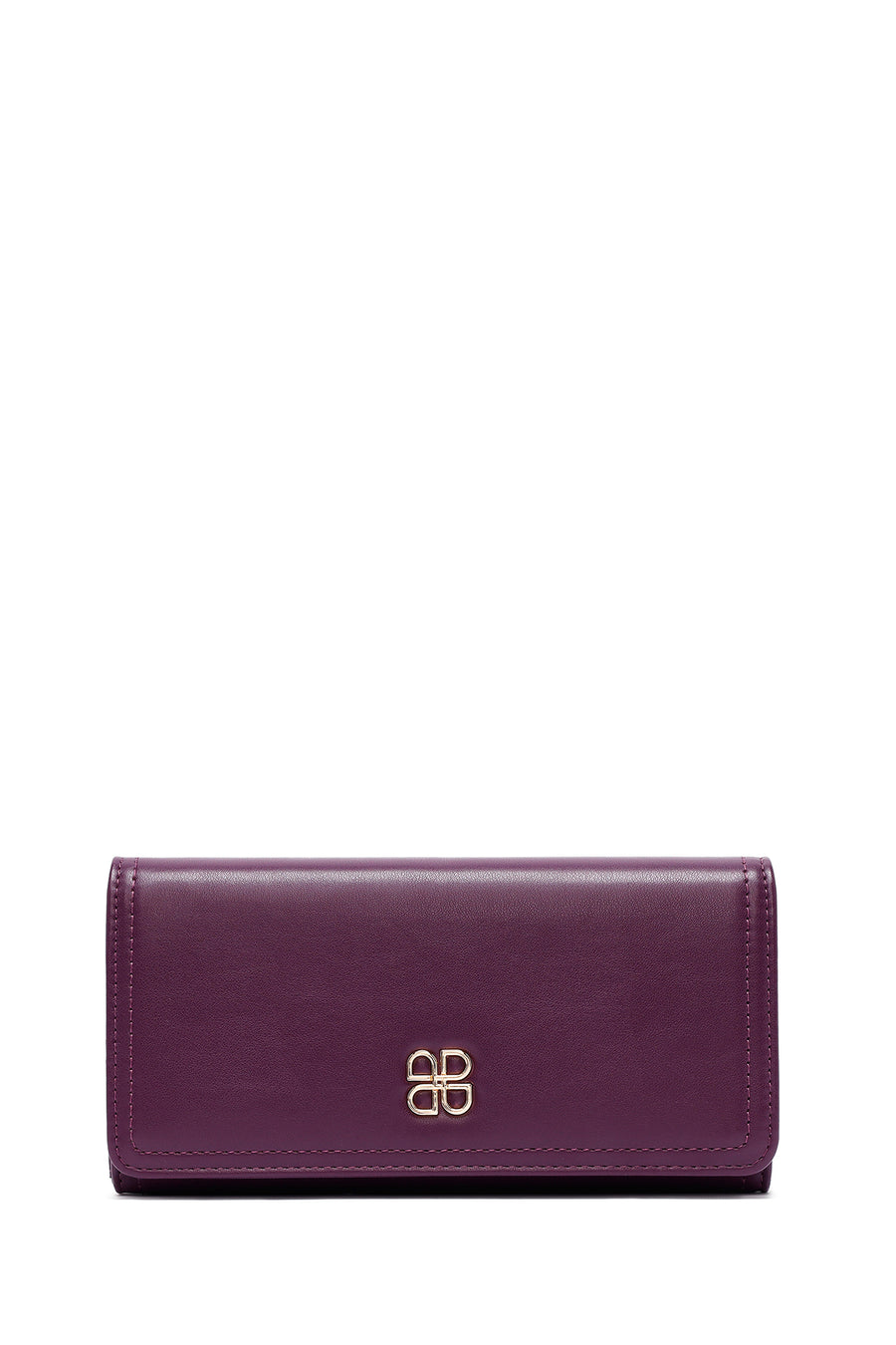 Women's Purple Strap Detailed Wallet