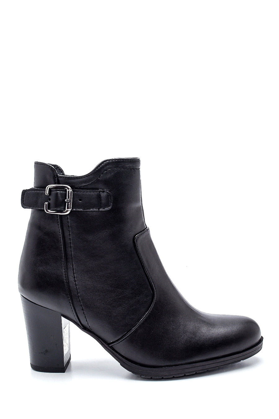 Women's Buckle Heeled Boots 21WFE253418 | Derimod
