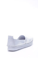 Women's Leather Loafer with Stitching Detail | Derimod