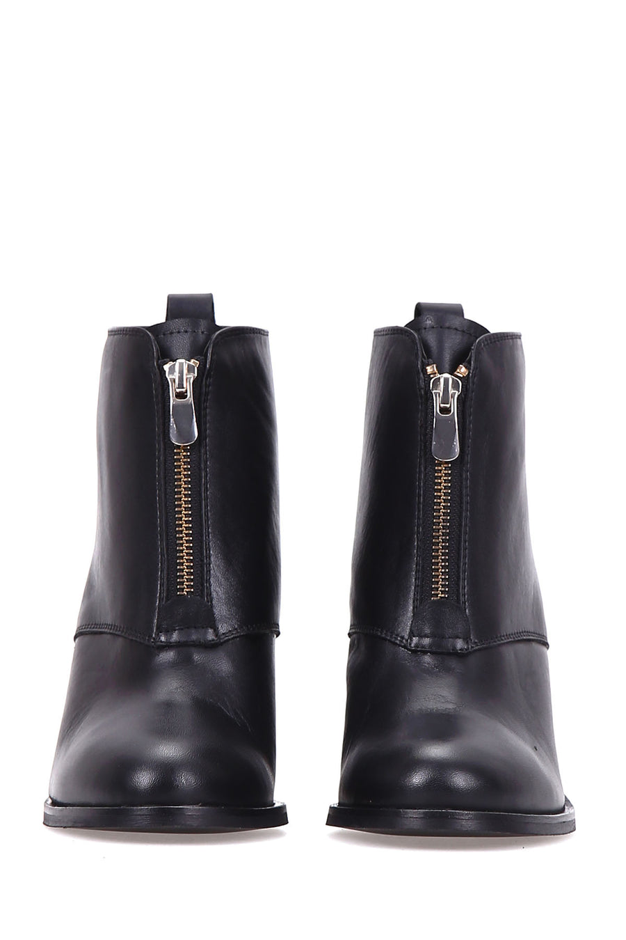 Women's Zipper Detailed Heeled Boots
