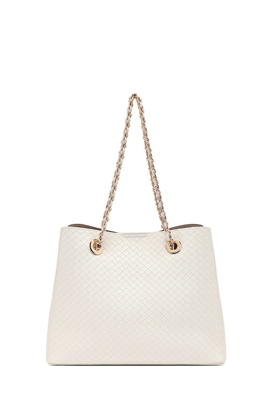Women's Cream Long Strap Printed Shoulder Bag