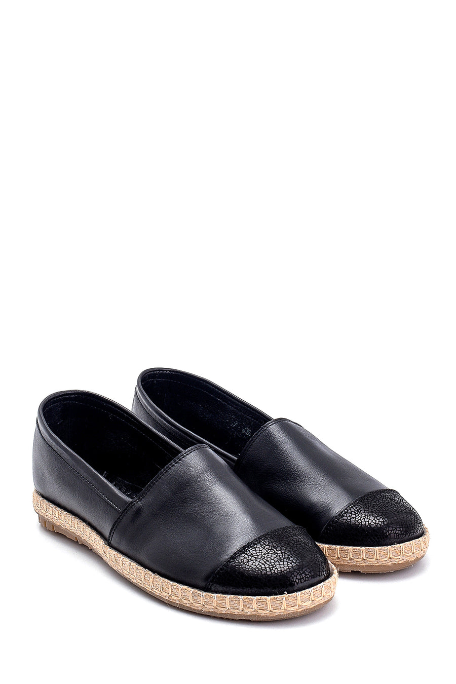 Women's Leather Espadrilles