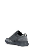 Geox Kadın Gri Alleniee Süet Detaylı Sneaker | Derimod