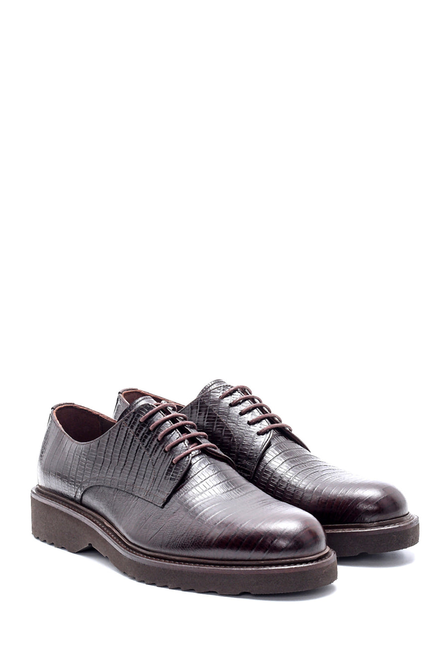 Men's Leather Printed Classic Shoes