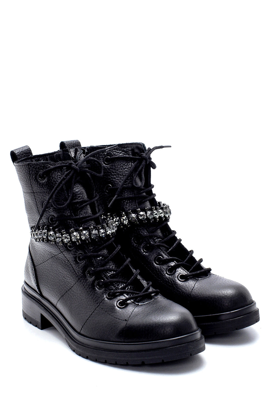 Women's Leather Stone Boots